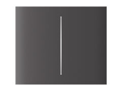 Ajax CenterButton (2-gang) grey Vertical
