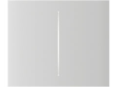 Ajax CenterButton (2-gang) white Vertical